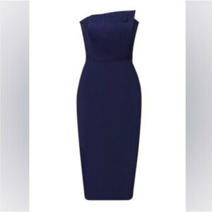 MISHA COLLECTION Navy Midi Dress